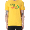 Men’s T-shirt with Marathi quote “Vavar Ahe Tar Power Ahe” celebrating agriculture