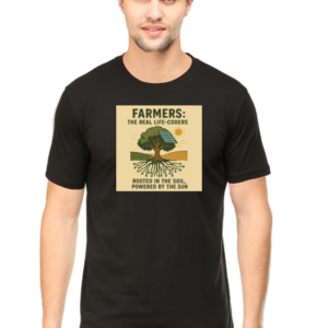 791745395316 Farmers: The Real Live Coders T-Shirt