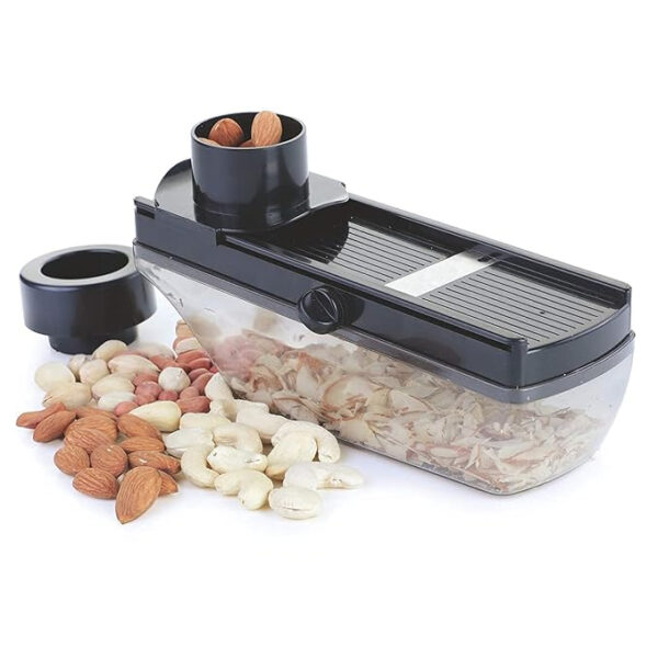 Ganesh Plastic Vegetable Slicer Cutter – Black Kitchen Tool