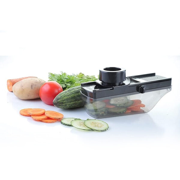 Ganesh Plastic Vegetable Slicer Cutter – Black Kitchen Tool