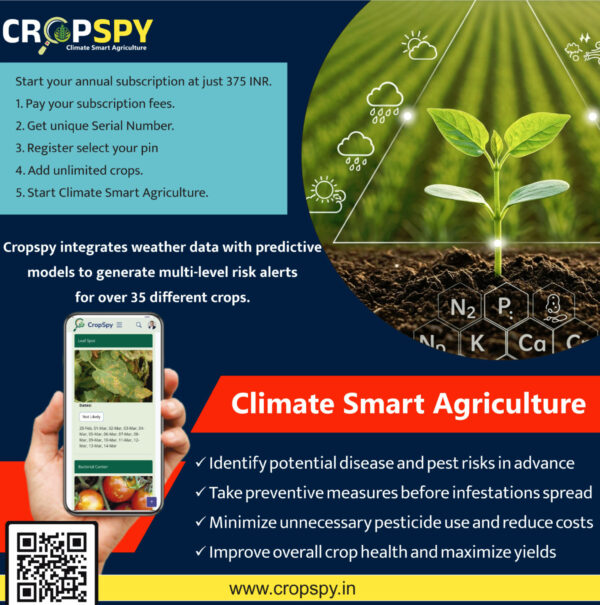 Cropspy - Smart Weather-Based Crop Scouting for Indian Farmers
